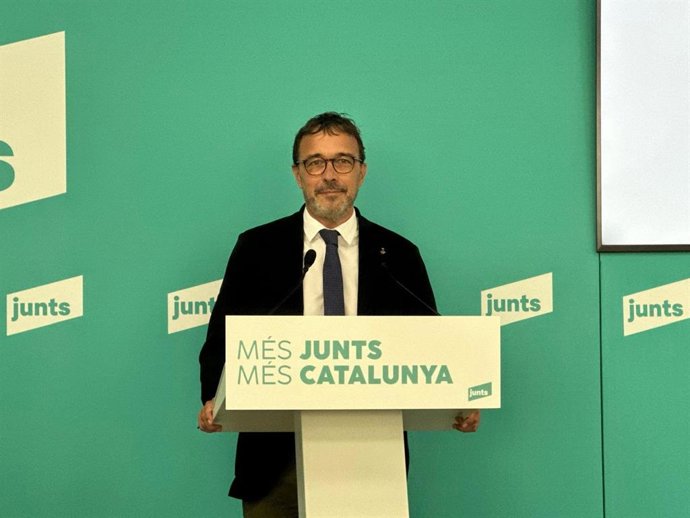 El portaveu de Junts, Josep Rius