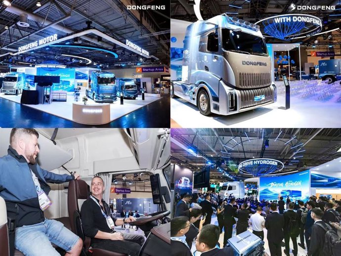 Dongfeng presenta tres vehículos de hidrógeno en IAA Hannover