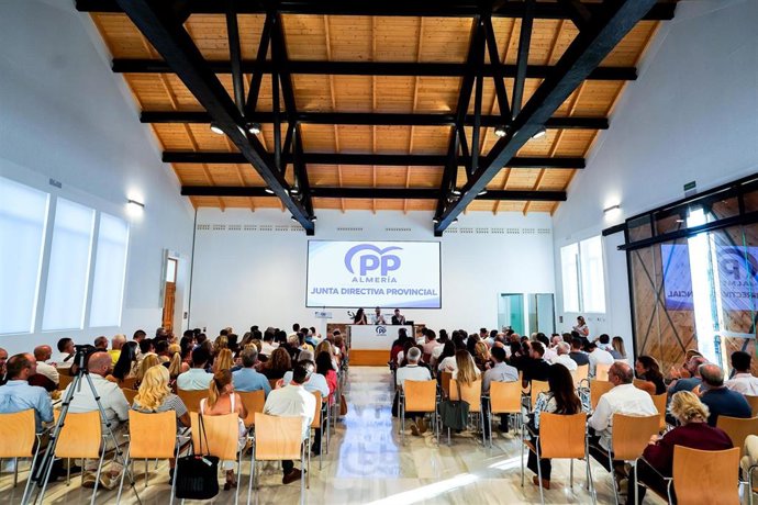 Junta Directiva Provincial del PP de Almería celebrada el pasado 22 de septiembre.