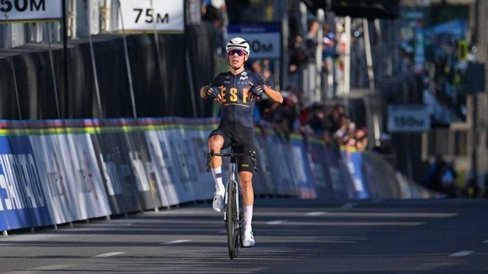 El ciclista español Benjamín Noval en el Mundial de Montreal 2026