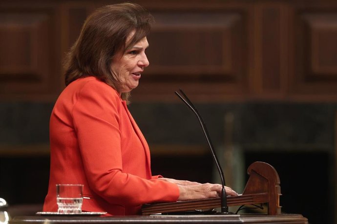 Archivo - La diputada del PSOE Carmen Martínez, presidenta de la comisión de investigación sobre la dana.