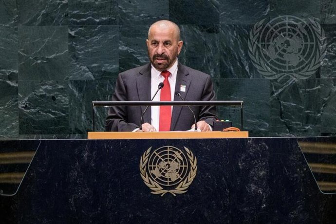 O ministro de Estado dos Emirados Árabes Unidos, Jalifa Shaheen al Marar