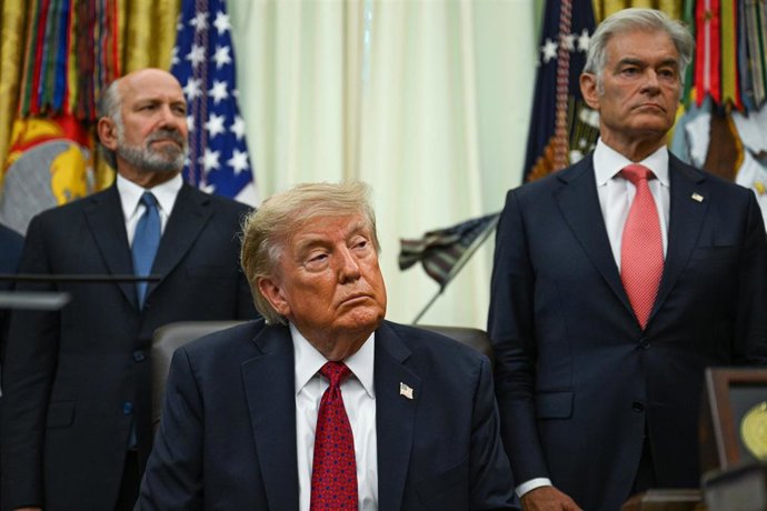 El presidente de Estados Unidos, Donald Trump, en el Despacho Oval (archivo)