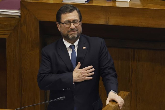 Valparaiso, 28 de septiembre 2026 El Ministro de Relaciones Exteriores, Francisco Perez Mackenna, en la Interpelacion al ministro de RREE en la sesion de la Camara de Diputados Sebastian Cisternas/Aton Chile