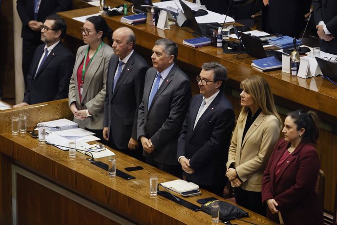 Valparaiso, 28 de septiembre 2026 El Ministro de Relaciones Exteriores, Francisco Perez Mackenna, en la Interpelacion al ministro de RREE en la sesion de la Camara de Diputados Sebastian Cisternas/Aton Chile