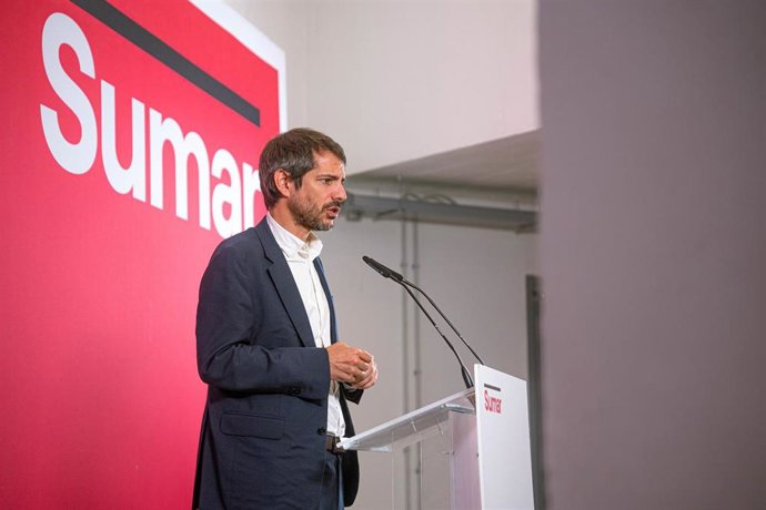 Archivo - El portavoz de Sumar, Ernest Urtasun