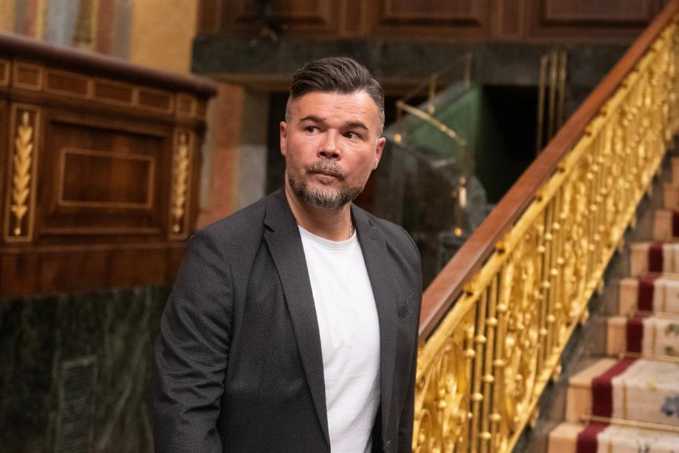El portavoz de ERC en el Congreso, Gabriel Rufián