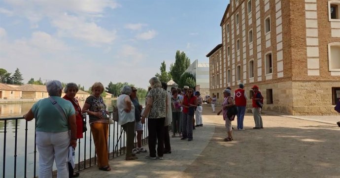 Actividad de Cruz Roja para mayores en la provincia de Valladolid.