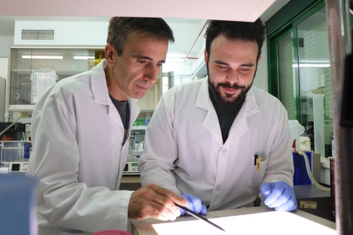 Los investigadores Carlos Guzmán y Francisco Andrade.
