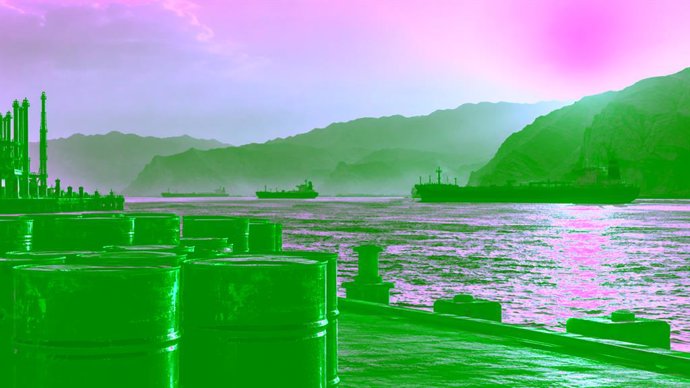 Barriles de petróleo en Ormuz