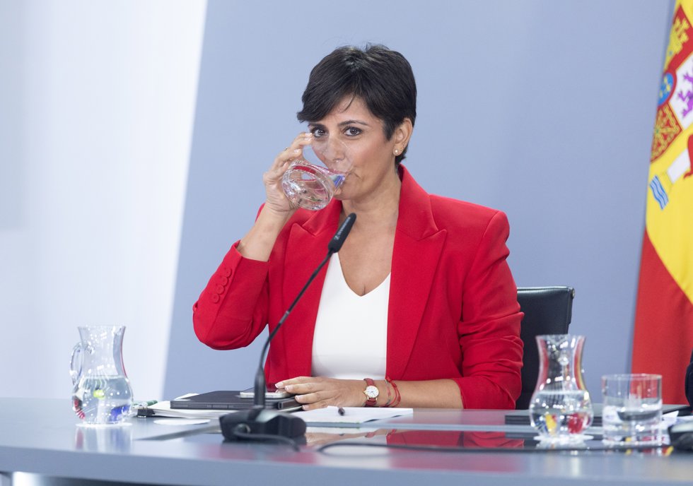 La ministra de Vivienda y Agenda Urbana, Isabel Rodríguez, durante la rueda de prensa posterior al Consejo de Ministros, a 29 de septiembre de 2026, en Madrid (España).