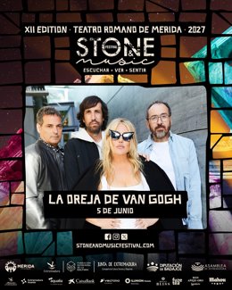 Cartel del concierto de La Oreja de Van Gogh