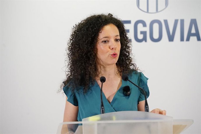 Noemí Otero durante la rueda de prensa.