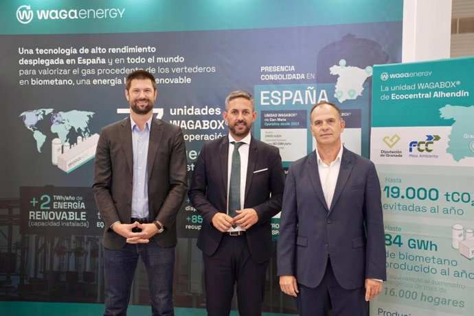 Diputación, FCC Medio Ambiente y Waga Energy impulsan un proyecto de producción de biometano en la Ecocentral Granada.