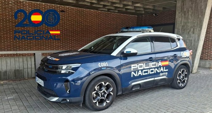 Vehículo de la Policía Nacional.
