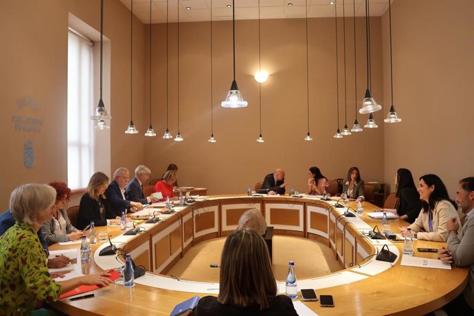 Reunión de la Xunta de Portavoces del Parlamento de Galicia