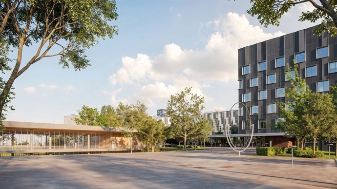 Imagen del futuro nuevo 'hub' de Banco Sabadell.