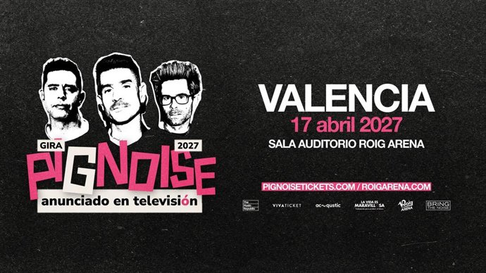 Cartel del concierto de Pignoise