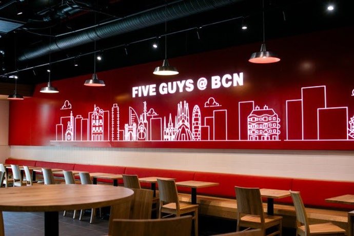 Imagen de un local de Five Guys en Barcelona