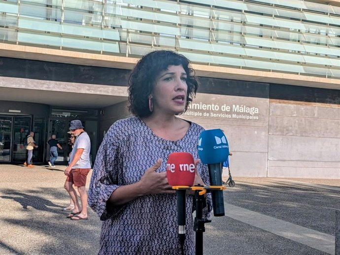 La portavoz adjunta de Con Málaga, Toni Morillas.