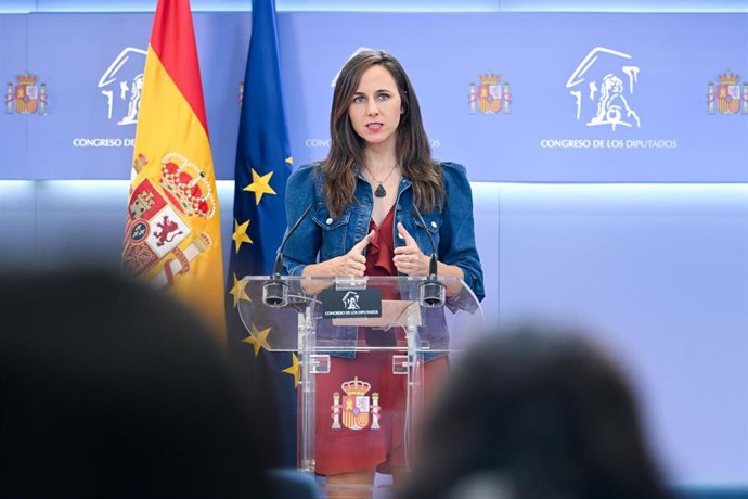 La secretaria general de Podemos, Ione Belarra