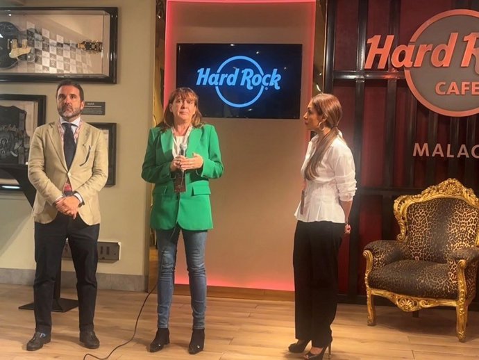 La consejera delegada de Turismo Costa del Sol, Esperanza González, en la inauguración del 'Málaga Tourism Meeting 2026' en Málaga.