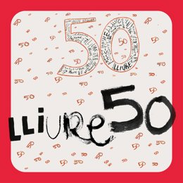 Cartel de los 50 años del Teatre Lliure