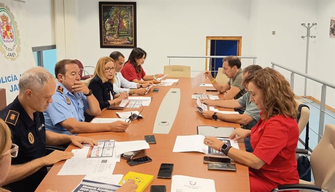 Reunión de la junta rectora del Parque Infantil de Tráfico de Jaén.