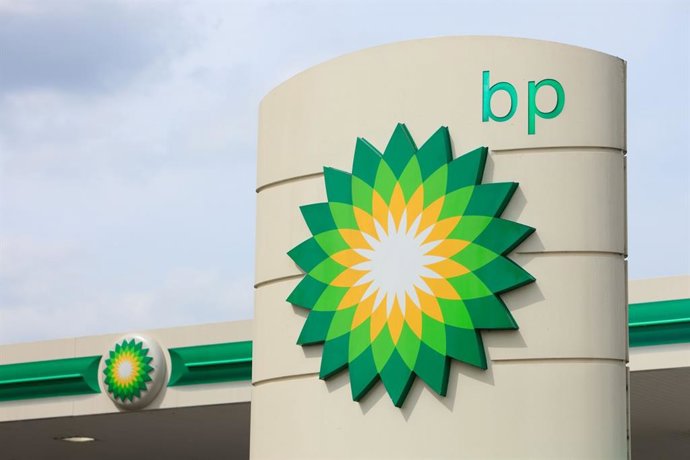 Archivo - Logo de la energética BP.