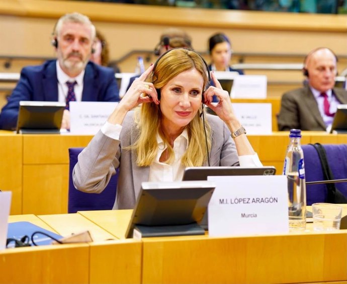 La Comunidad reclama en Bruselas que las regiones mantengan capacidad de decisión sobre los fondos de Cohesión La consejera de Economía, Hacienda, Portavocía, Fondos Europeos y Transformación Digital, Marisa López Aragón, en el encuentro EURegions4Cohesion.