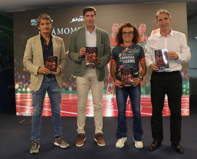 RFEA y Fundación Sportium presentan 'Chámome Julia' sobre la vida de la atleta Julia Vaquero.