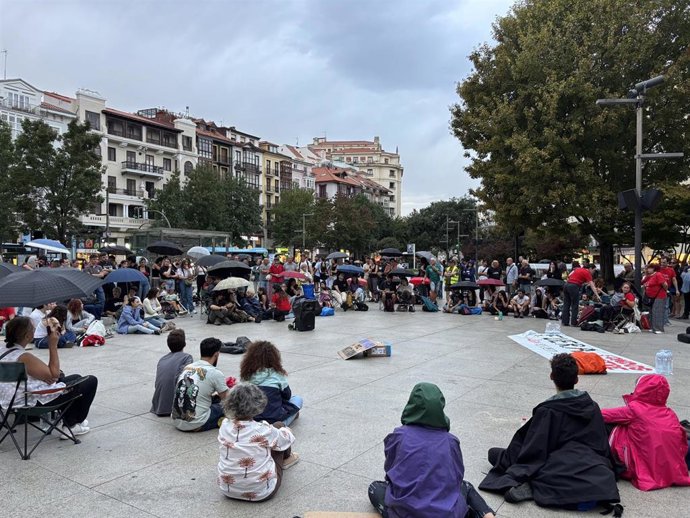 Concentración en el Ayuntamiento.