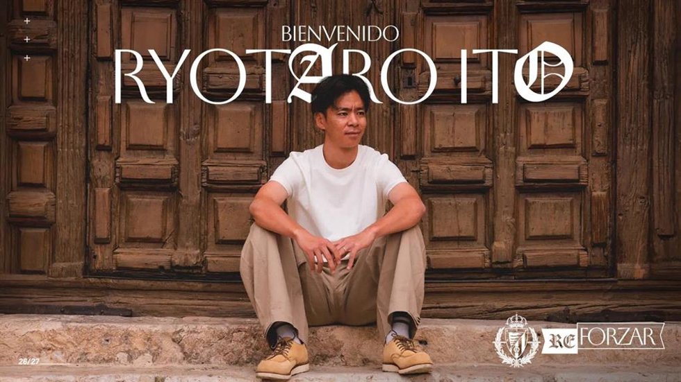 El Real Valladolid incorpora al japonés Ryotaro Ito