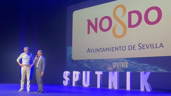 El delegado de Economía del Ayuntamiento de Sevilla, Álvaro Pimentel, en la primera jornada del 'bootcamp' de la séptima edición de Sputnik.
