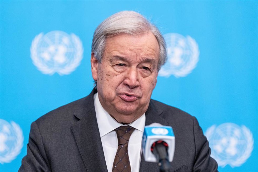 Archivo - El secretario general de la ONU, António Guterres