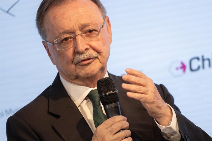 El presidente de Ceuta, Juan Jesús Vivas, durante un diálogo en el 'Forbes Económic Summit', a 24 de septiembre de 2026, en Madrid (España). Este foro reúne a destacados líderes empresariales, institucionales y académicos bajo el lema ‘España, a la altura