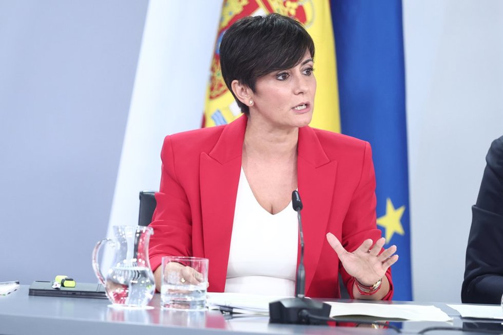 La ministra de Vivienda y Agenda Urbana, Isabel Rodríguez, durante la rueda de prensa posterior al Consejo de Ministros, a 29 de septiembre de 2026, en Madrid (España).