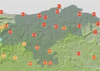 Noche tórrida en Cantabria, copando algunas de las temperaturas más altas del país