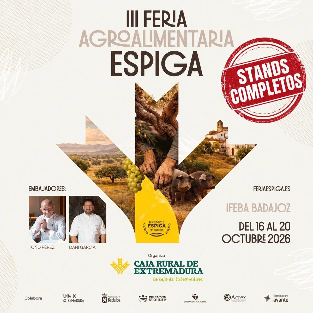 La III Feria Agroalimentaria Espiga de Caja Rural completa todos los stands disponibles para su próxima edición