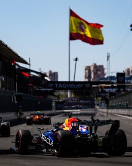 03 VERSTAPPEN Max (nld), Red Bull Racing Ford RB22, action during the 2026 Formula 1 Spanish Grand Prix, 14th round of the 2026 Formula One World Championship from September 11 to 13, 2026 on the Madring, in Madrid, Spain - Photo Florent Gooden / DPPI