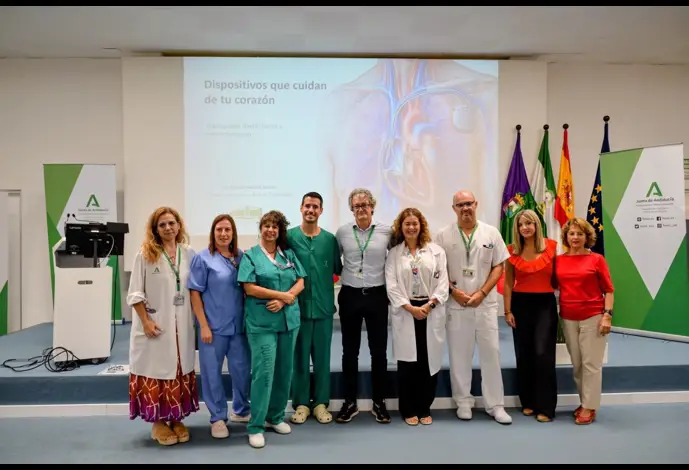 La unidad de Cardiología del Hospital Clínico Universitario Virgen de la Victoria en la jornada divulgativa coincidiendo con la conmemoración del Día Mundial del Corazón