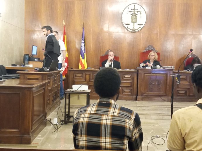 El acusado, durante el juicio en la Audiencia Provincial