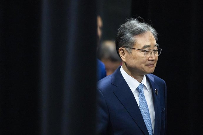 Archivo - El ministro de Exteriores de Corea del Sur, Cho Hyun.