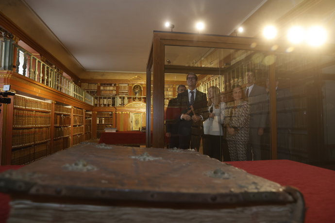 El presidente del Gobierno de La Rioja, Gonzalo Capellán, en la inauguración de AutorIA
