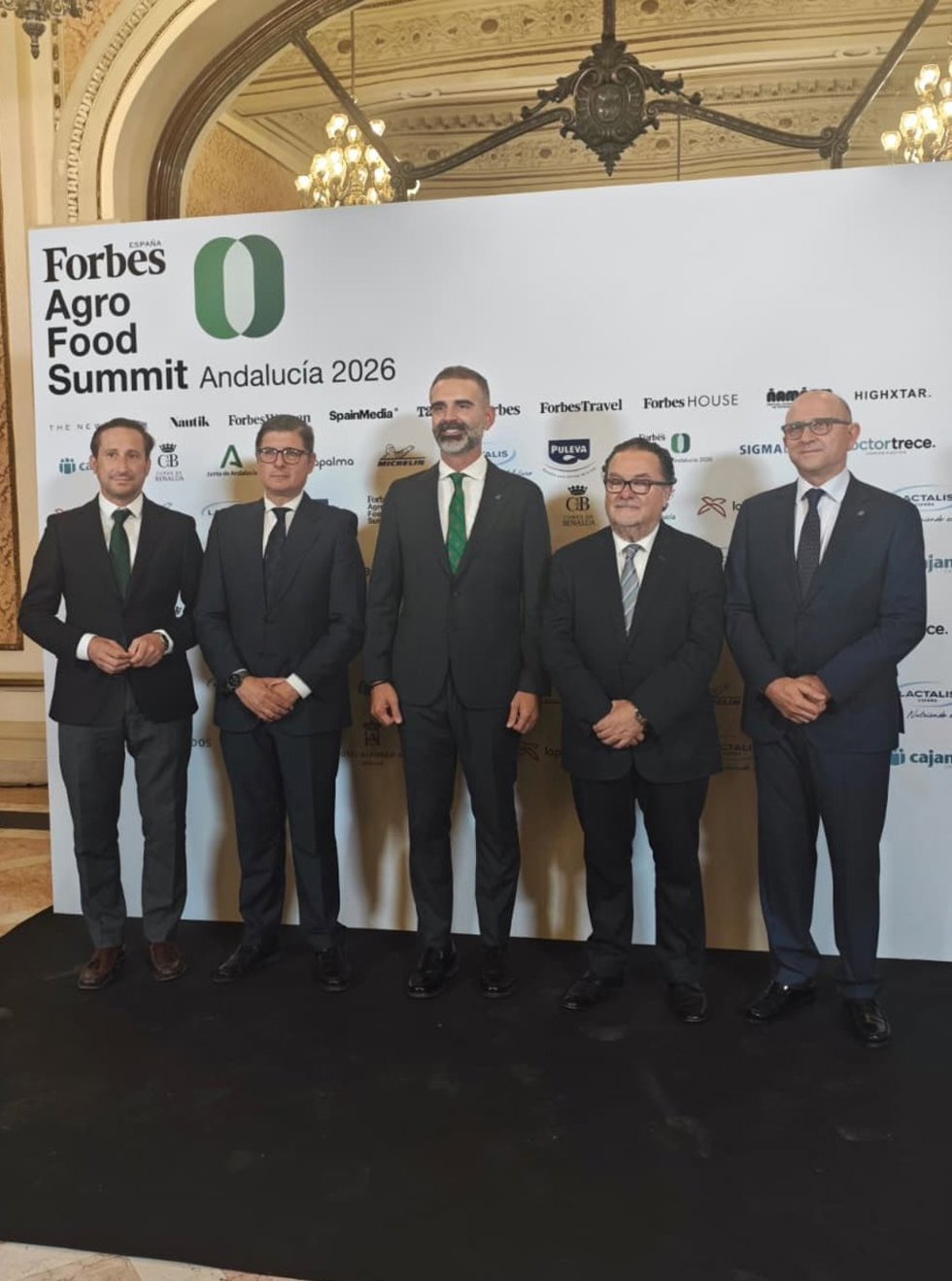 El consejero de Agricultura, Pesca, Agua y Desarrollo Rural, Ramón Fernández-Pacheco, en el Forbes Agro-Food Summit.