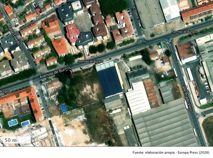 Zona del desarrollo urbanístico previsto