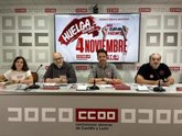 Foto: CCOO y UGT convocan huelga el 4 de noviembre por el "desprecio" de la Junta al docente: "Nos sobran las razones"