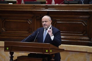 El president del PP català, Alejandro Fernández