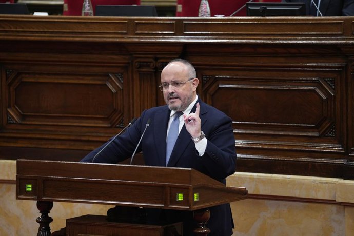 El president del PP català, Alejandro Fernández