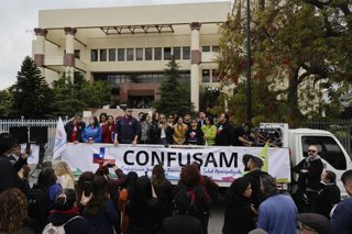 Valparaiso, 29 de septiembre 2026 Manifestacion de la confusam fuera del Congreso Nacional Sebastian Cisternas/Aton Chile